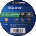 Mibro 0.5 in. x 50 ft. Tru Guard Sisal Rope, Natural 231524